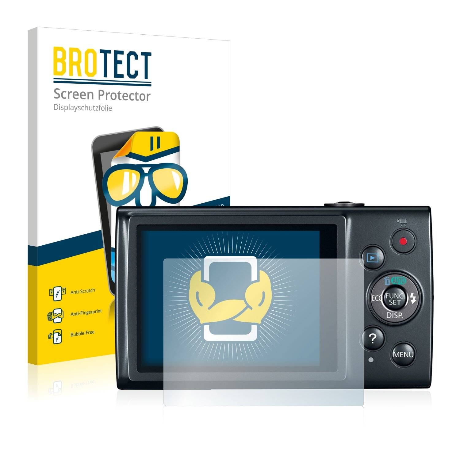 2x BROTECT HD-Clear Displayschutzfolie für Canon IXUS