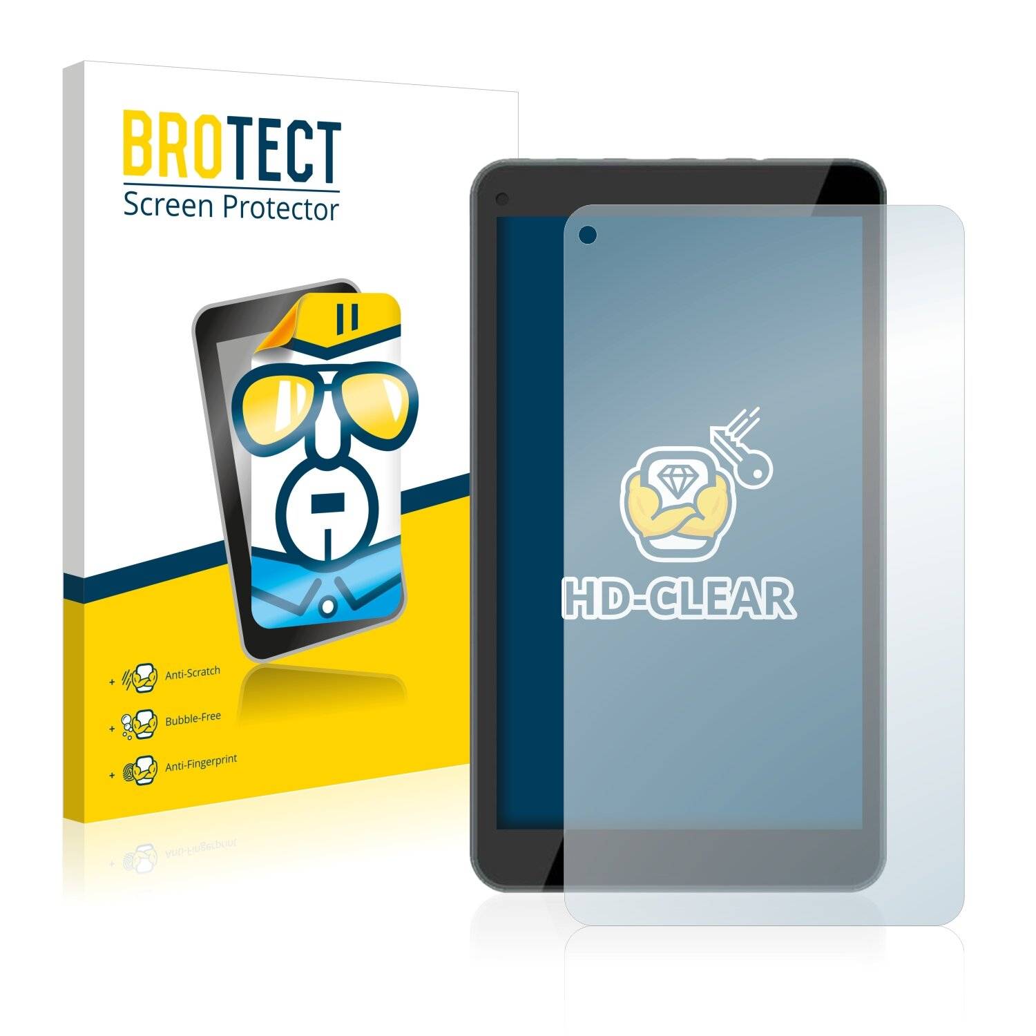 2x BROTECT HD-Clear Displayschutzfolie für Odys Maven