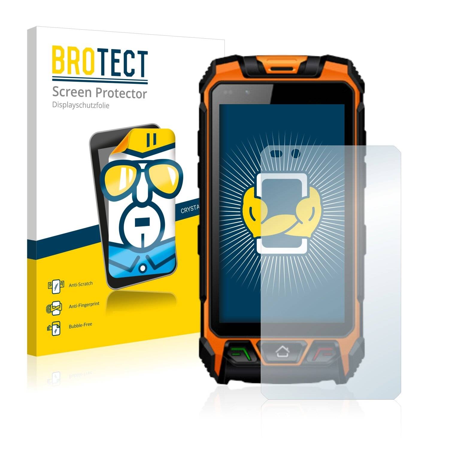 2x BROTECT HD-Clear Displayschutzfolie für ZGPAX Tri-proof Smart Phone