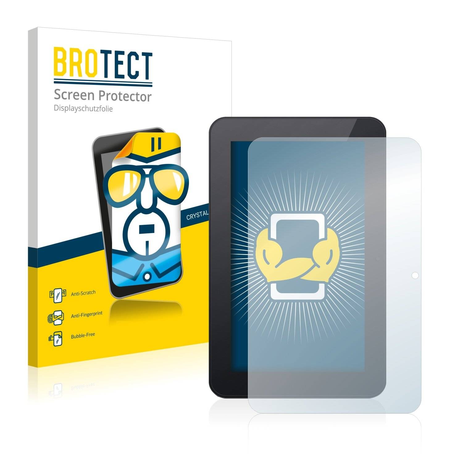 2x BROTECT HD-Clear Displayschutzfolie für Odys