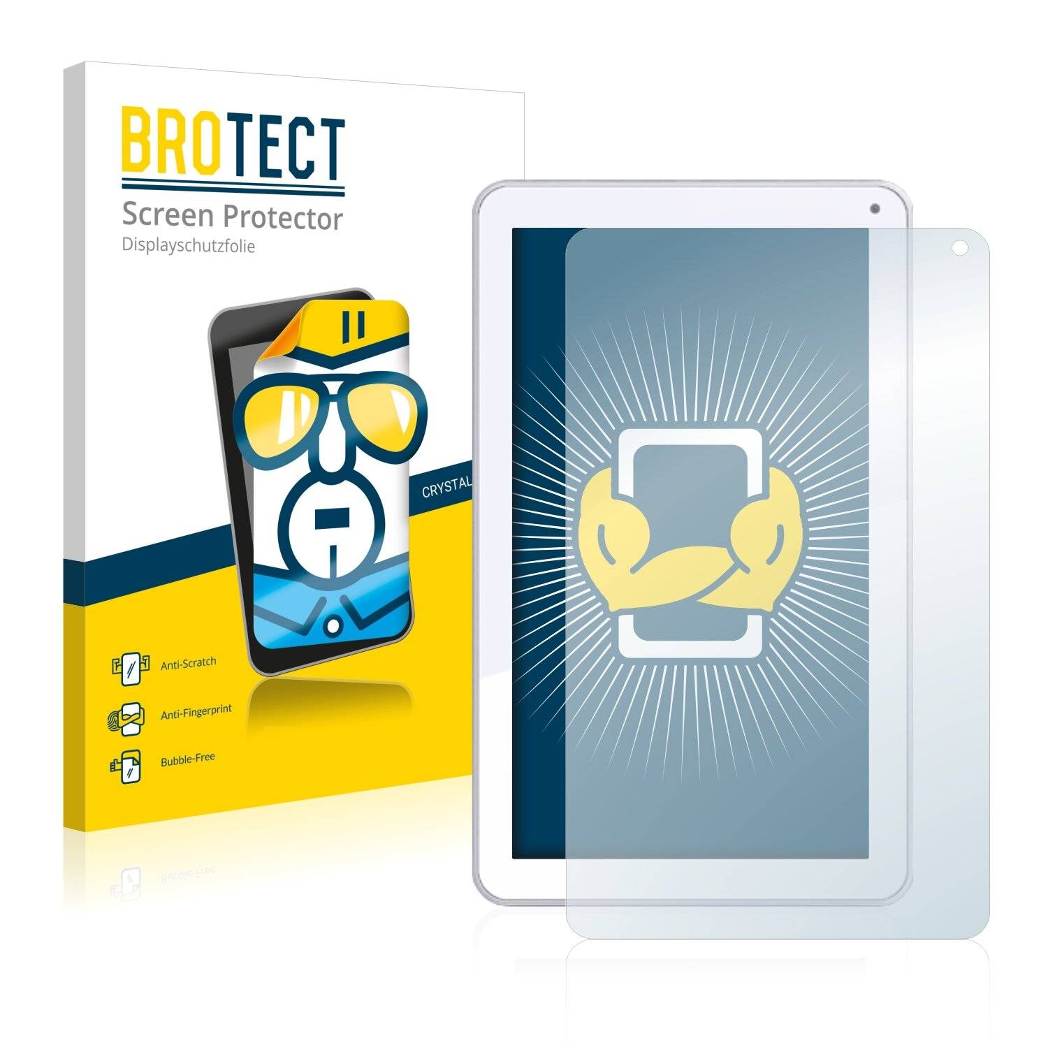 2x BROTECT HD-Clear Displayschutzfolie für Odys Maven