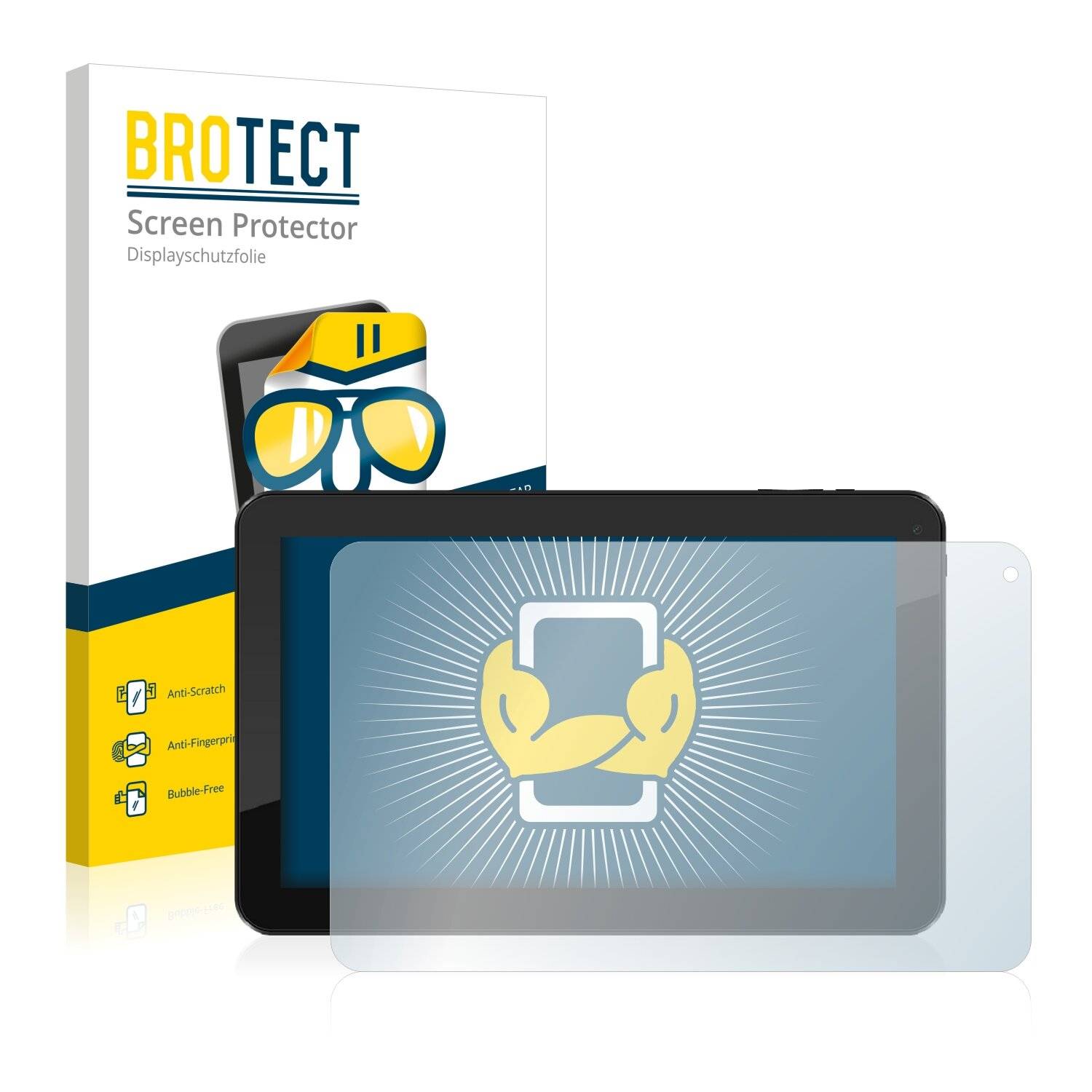2x BROTECT HD-Clear Displayschutzfolie für Logicom