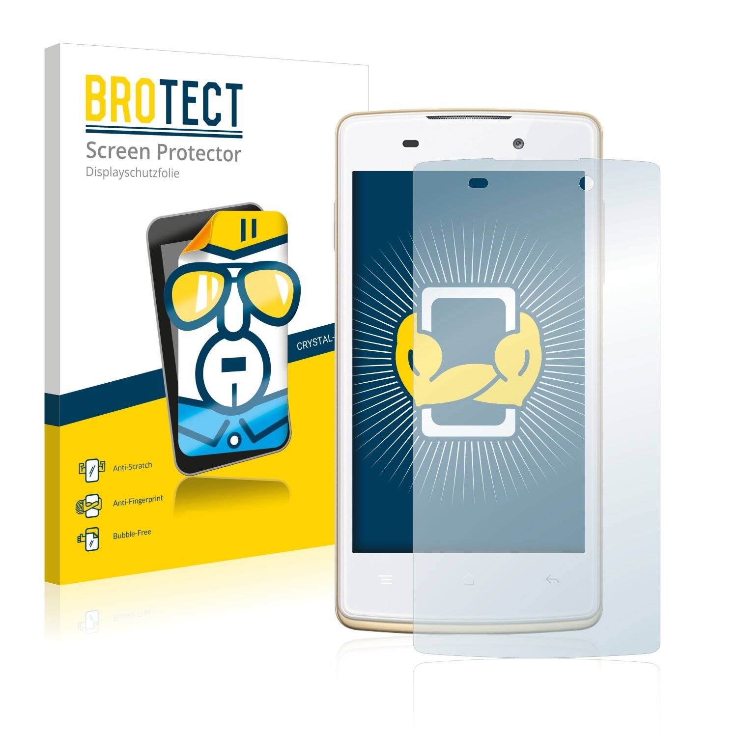 2x BROTECT HD-Clear Displayschutzfolie für Oppo Joy