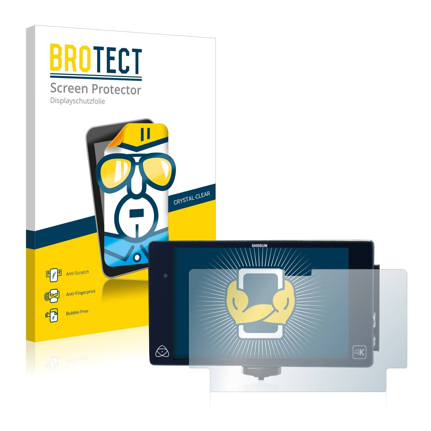 2x BROTECT HD-Clear Displayschutzfolie für Atomos