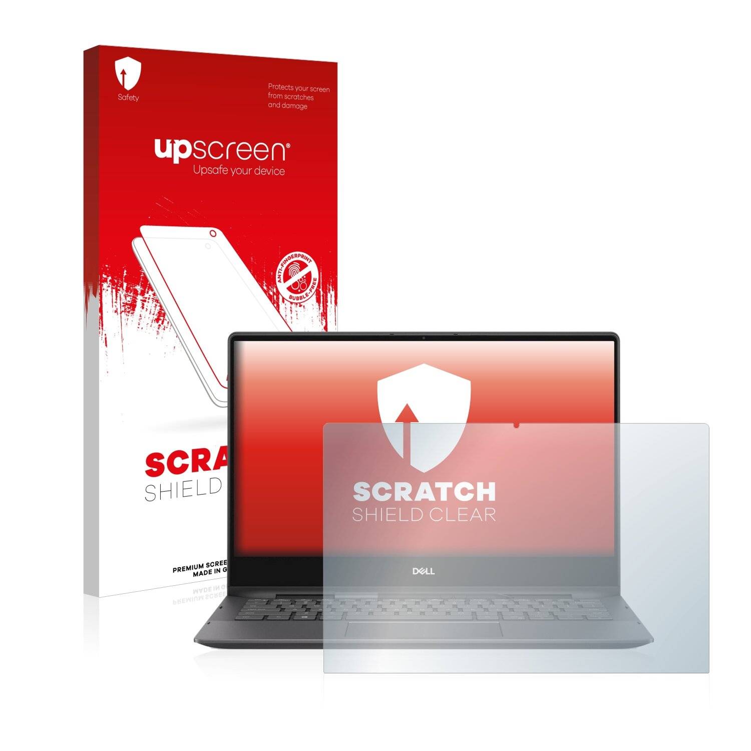 upscreen Scratch Shield Clear Premium Displayschutzfolie für Dell Inspiron 13 7391