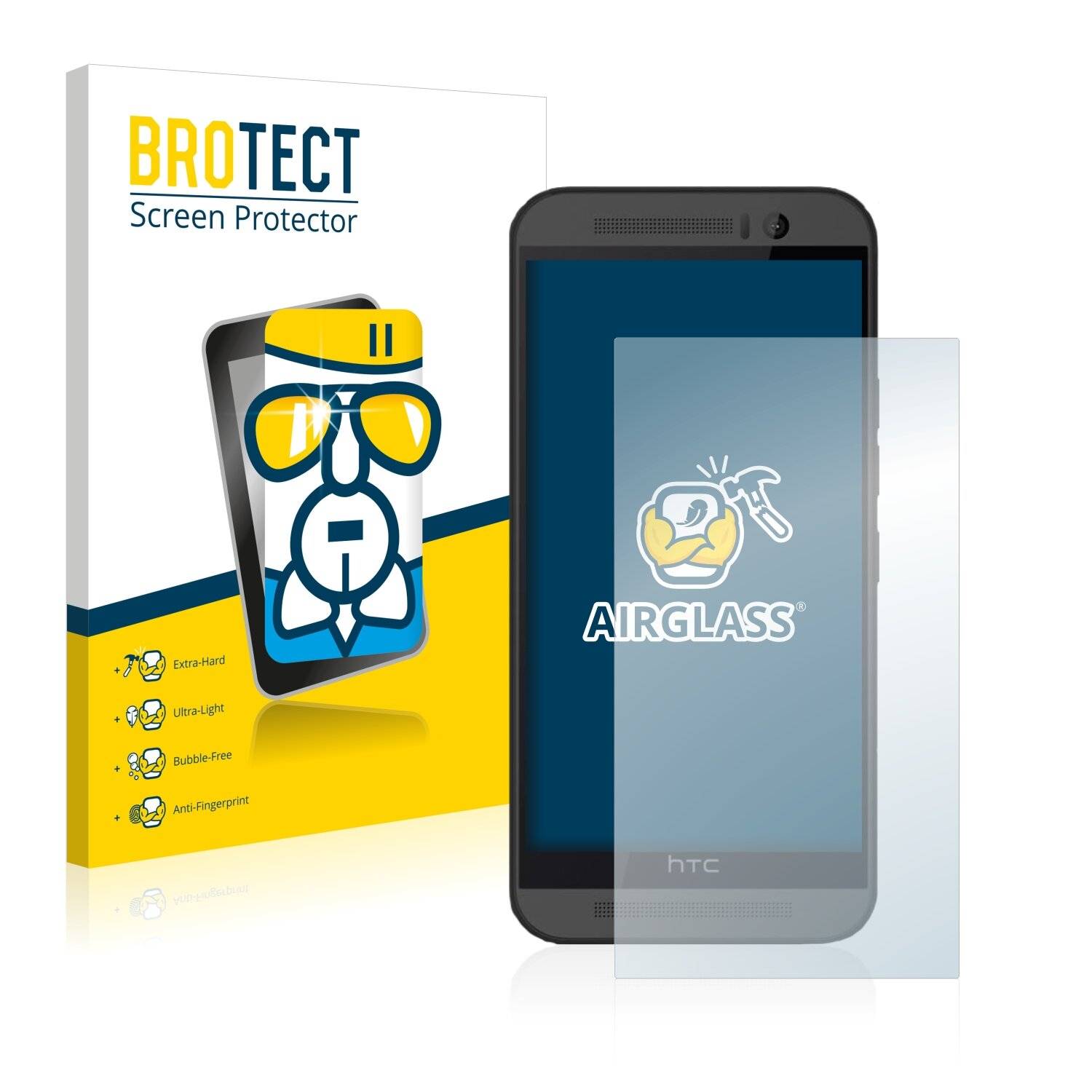 BROTECT AirGlass Schutzglas Folie für HTC