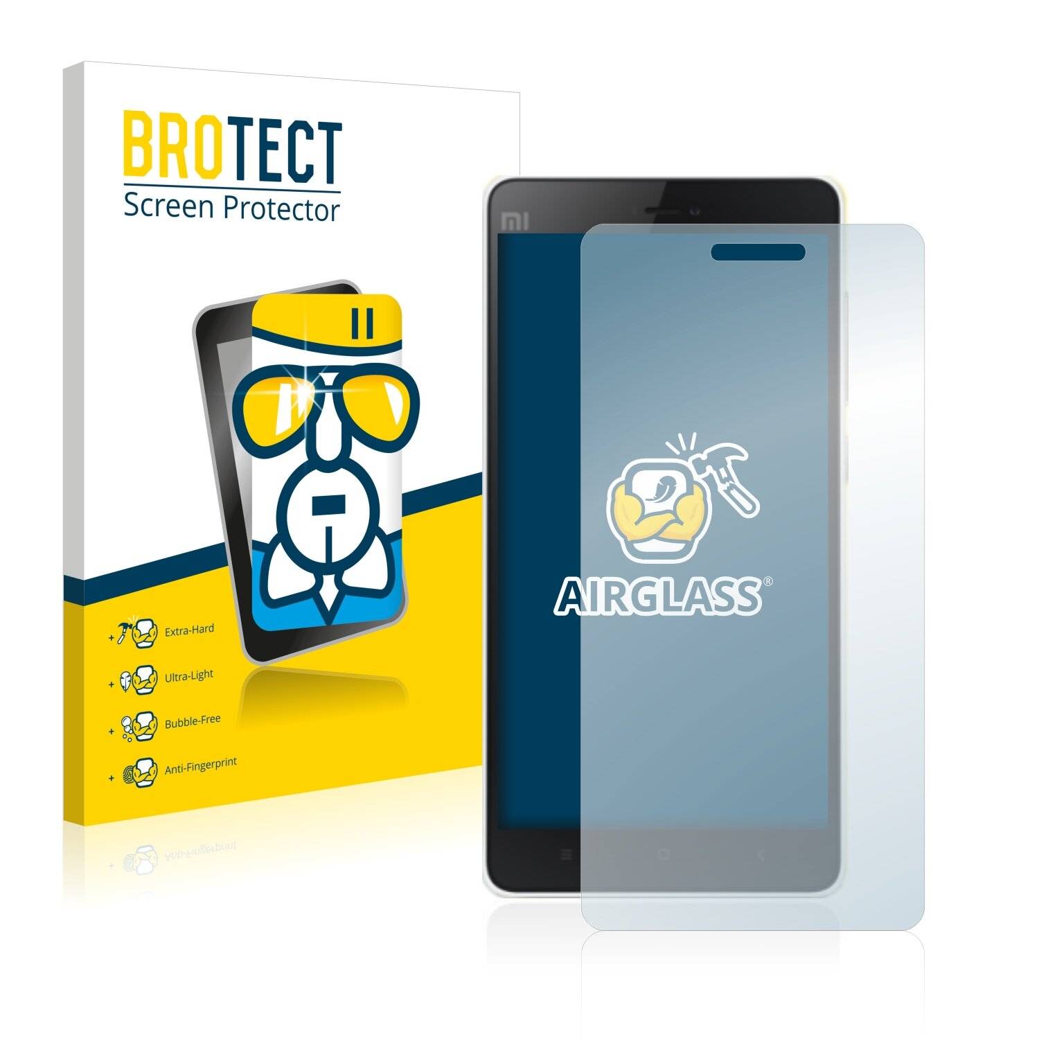 BROTECT AirGlass Schutzglas Folie für Xiaomi Mi