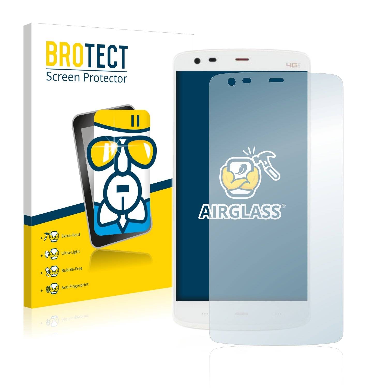 BROTECT AirGlass Schutzglas Folie für Kingzone