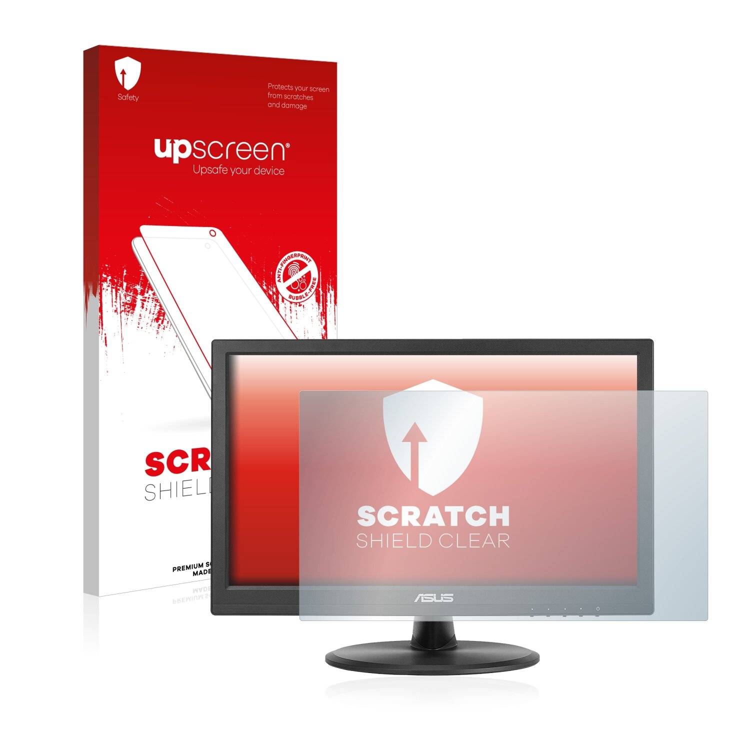 upscreen Scratch Shield Clear Premium Displayschutzfolie für Asus