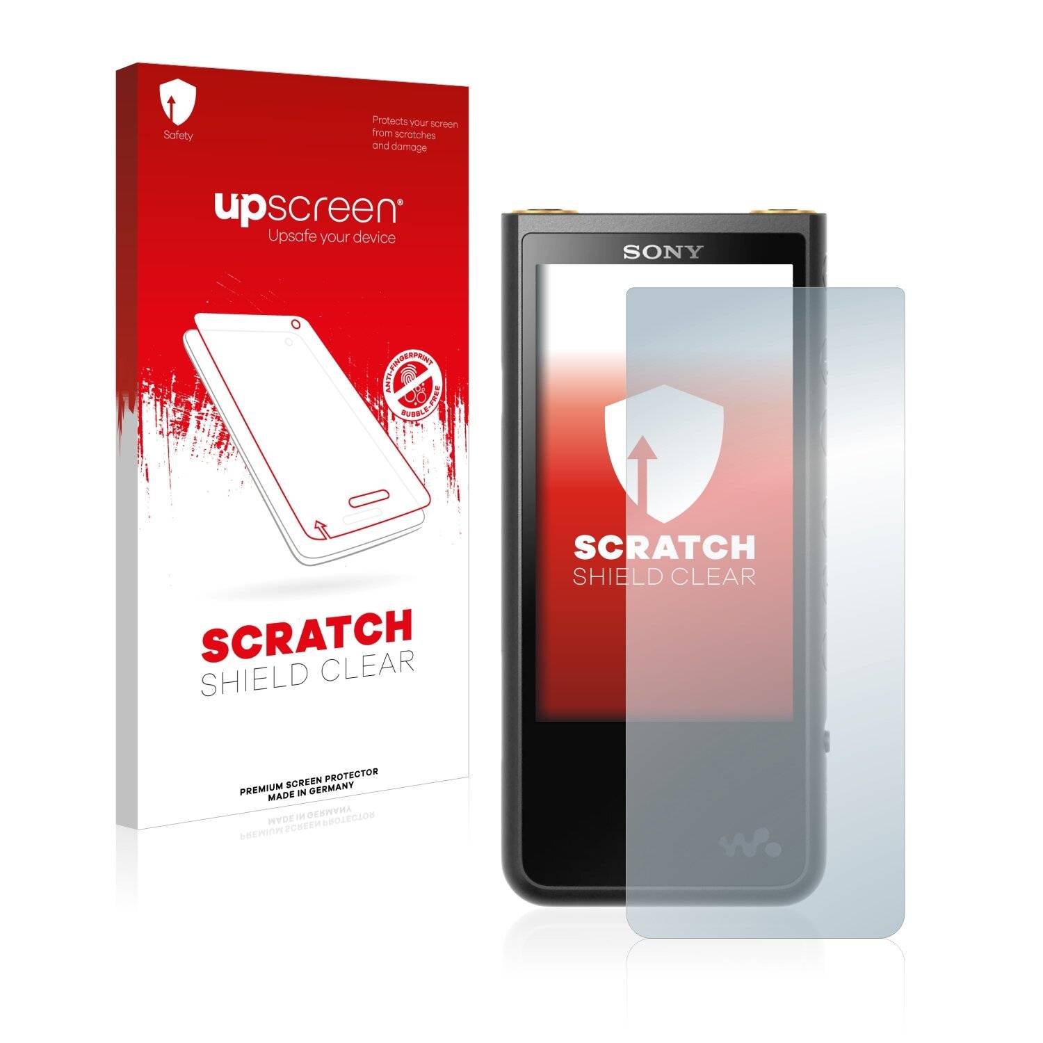 upscreen Scratch Shield Clear Premium Displayschutzfolie für Sony Walkman