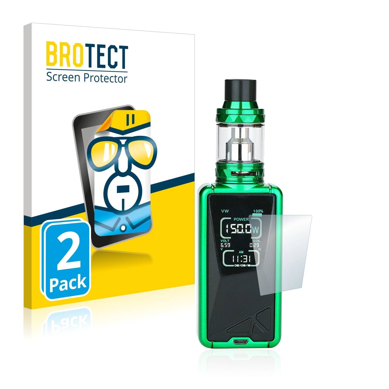 2x BROTECT HD-Clear Displayschutzfolie für Eleaf