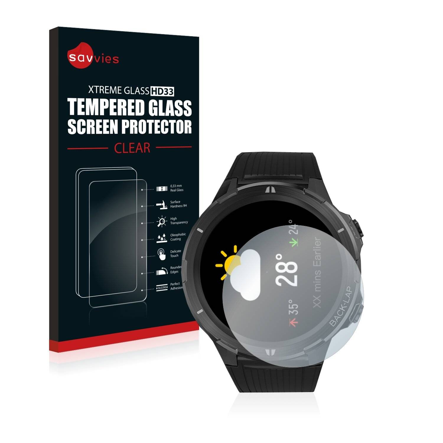 Savvies HD33 Clear Schutzglas für Blackview