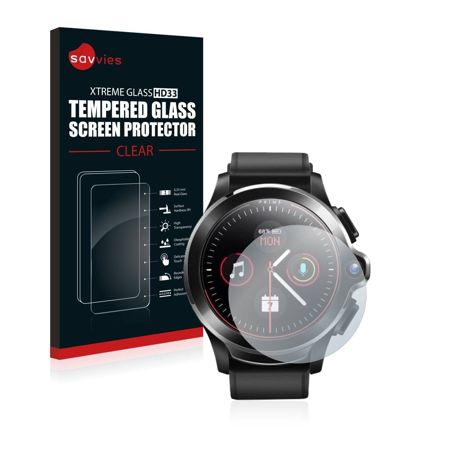 Savvies HD33 Clear Schutzglas für Kospet Prime