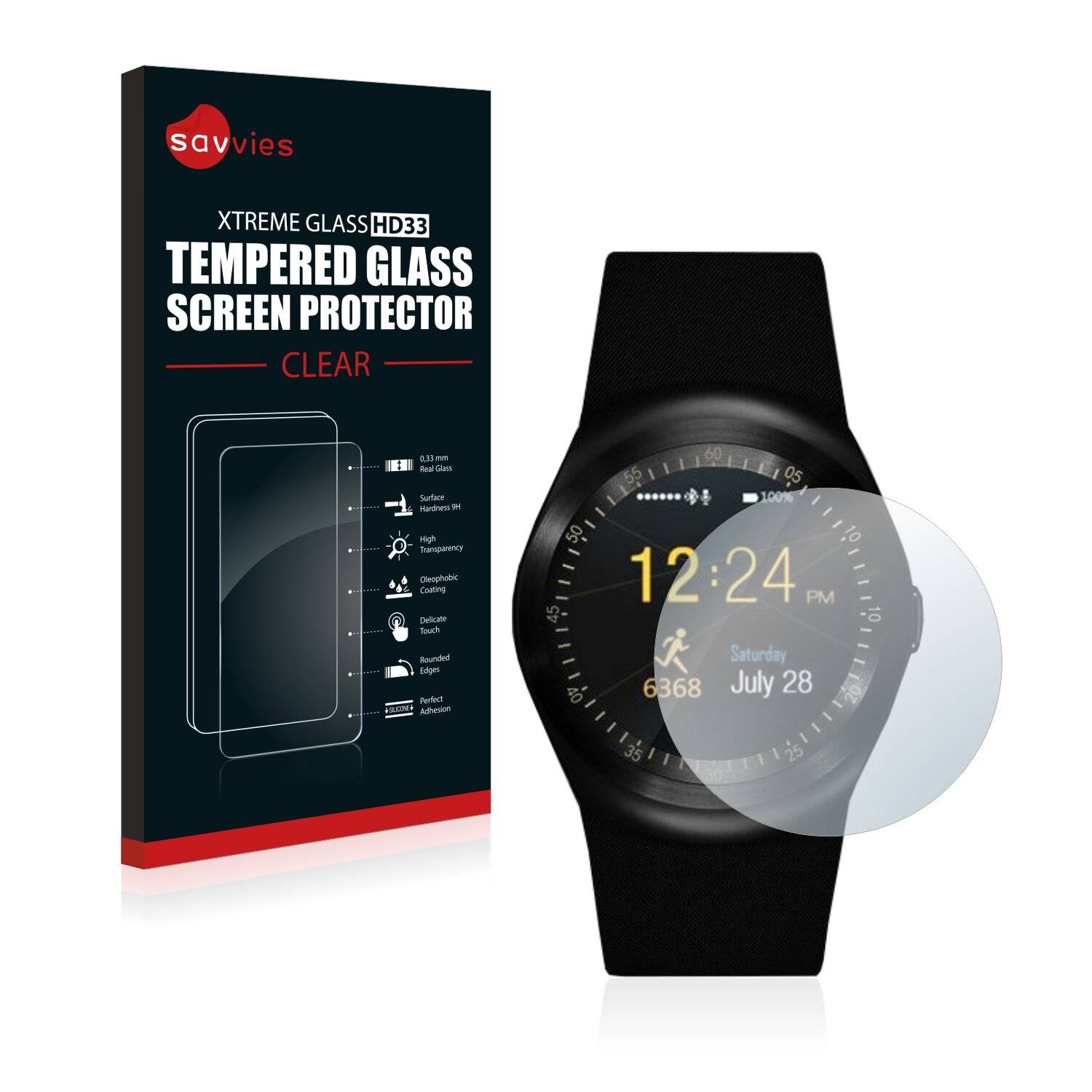 Savvies HD33 Clear Schutzglas für Technaxx TG