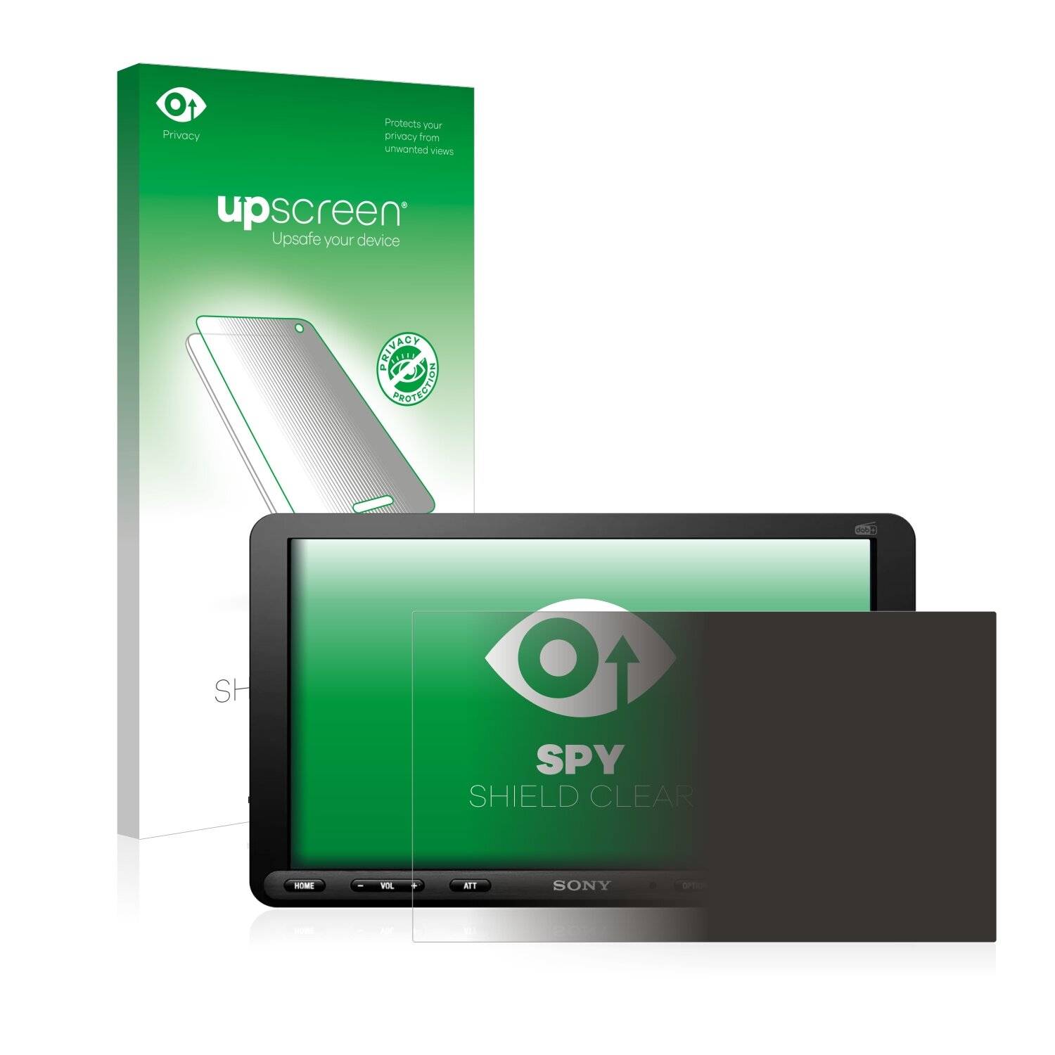 upscreen Spy Shield Clear Premium Blickschutzfolie für Sony