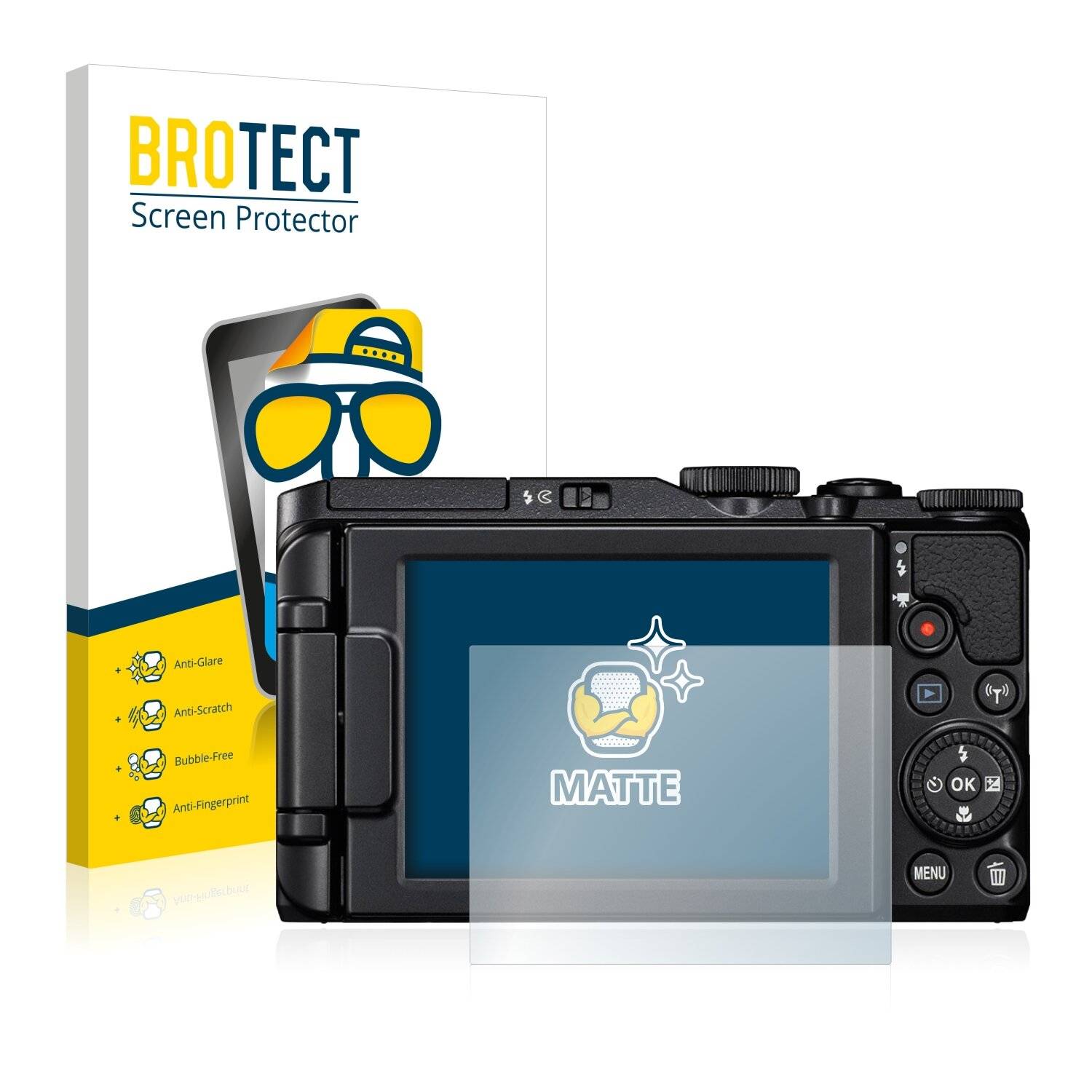 2x BROTECT Matte Displayschutzfolie für Nikon Coolpix S9900 - Entspiegelt,