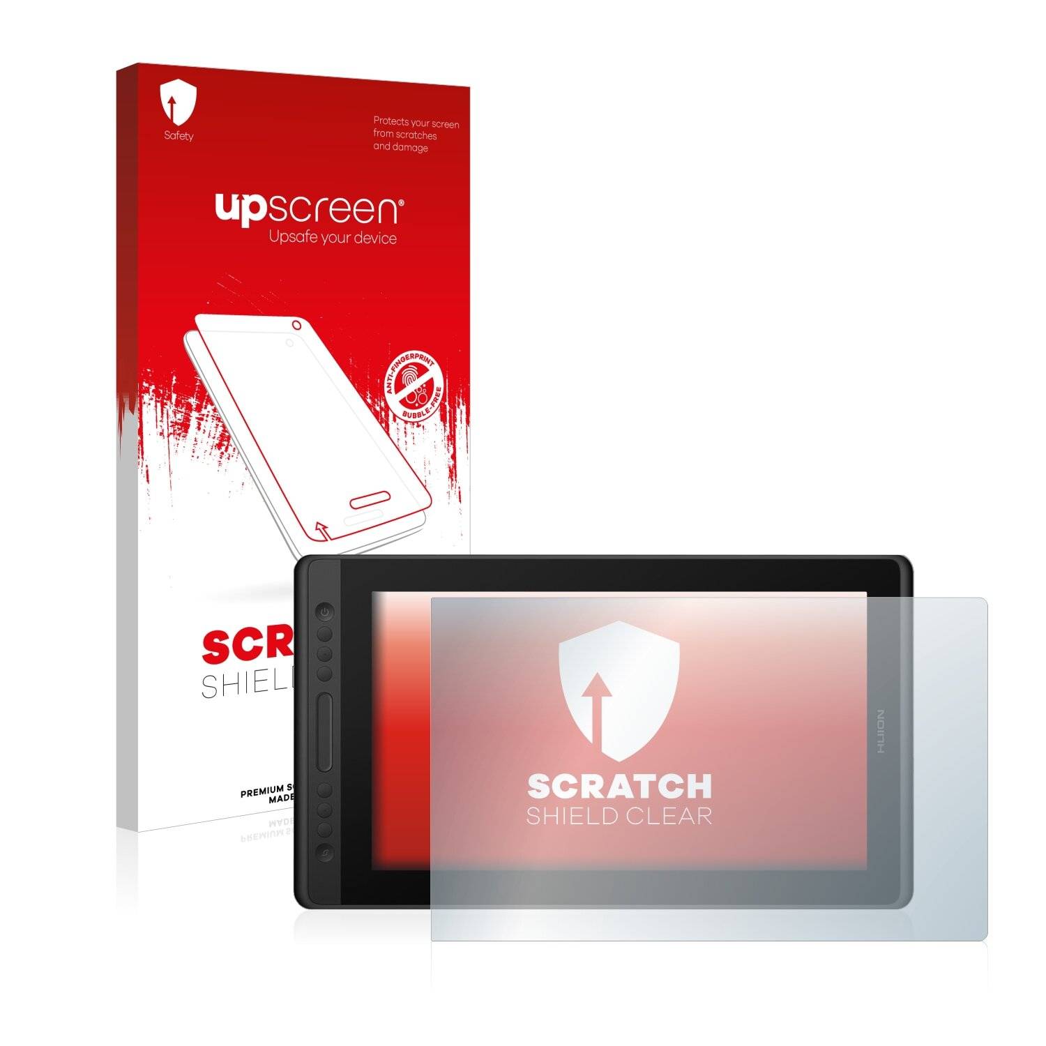 upscreen Scratch Shield Clear Premium Displayschutzfolie für Huion Kamvas Pro 16
