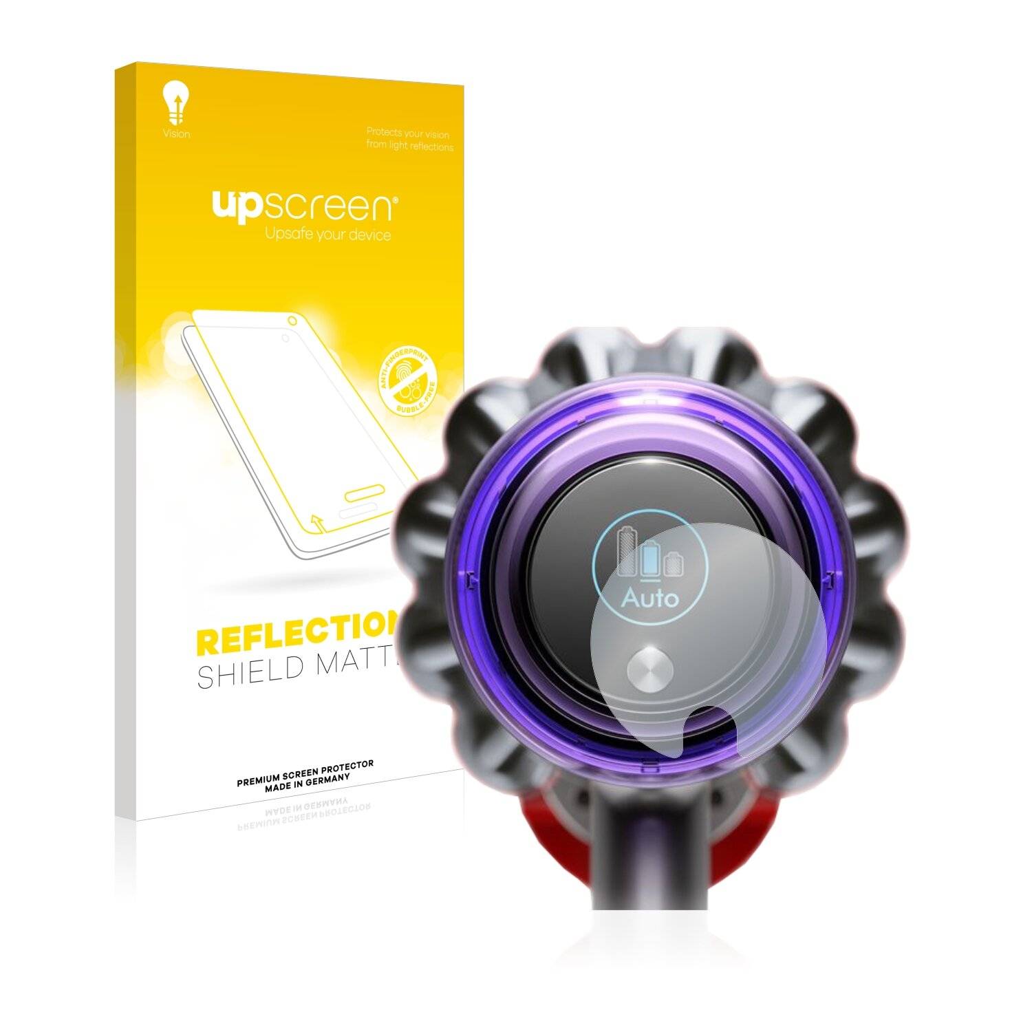 upscreen Reflection Shield Matte Premium Displayschutzfolie für Dyson V11 Total