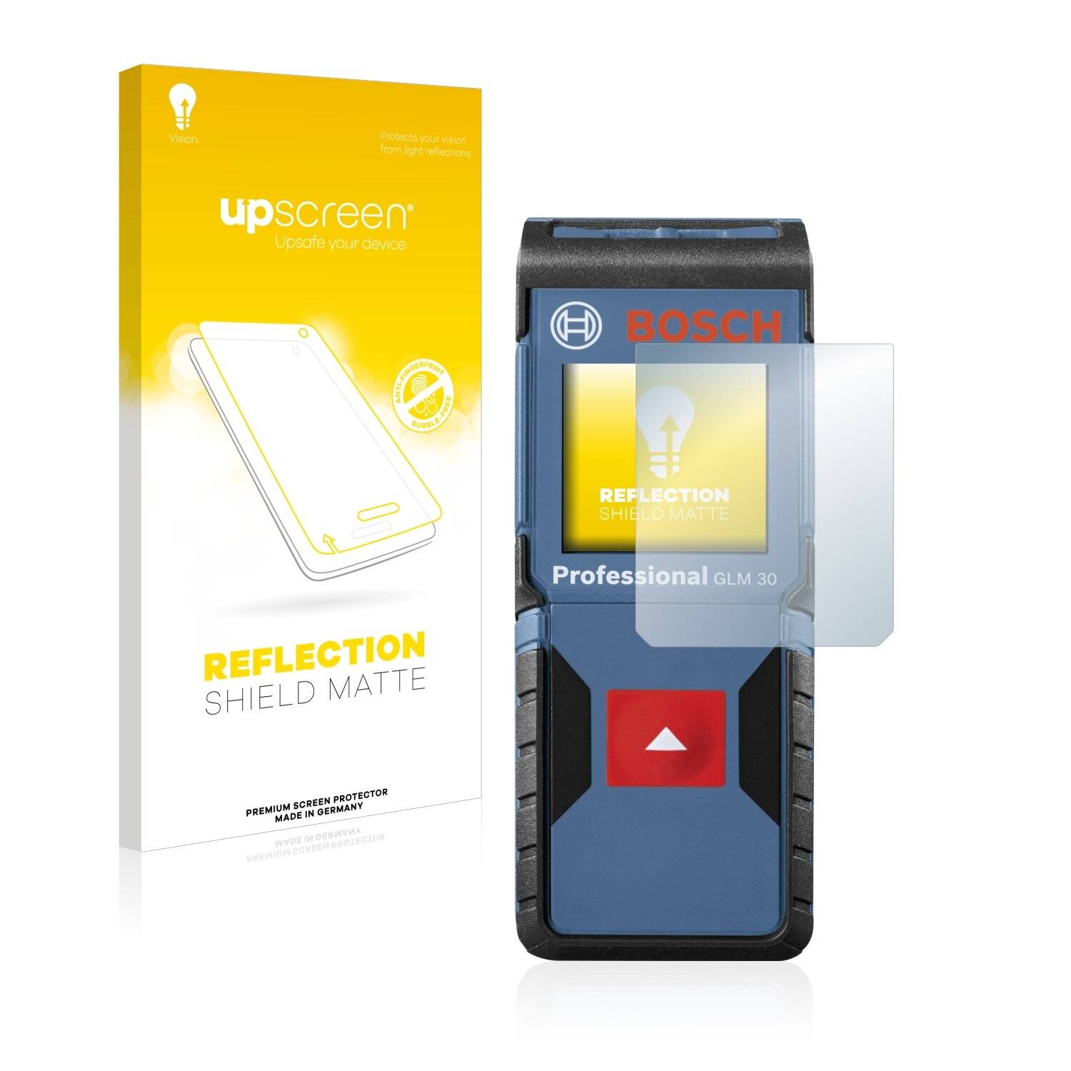 upscreen Reflection Shield Matte Premium Displayschutzfolie für Bosch GLM 30