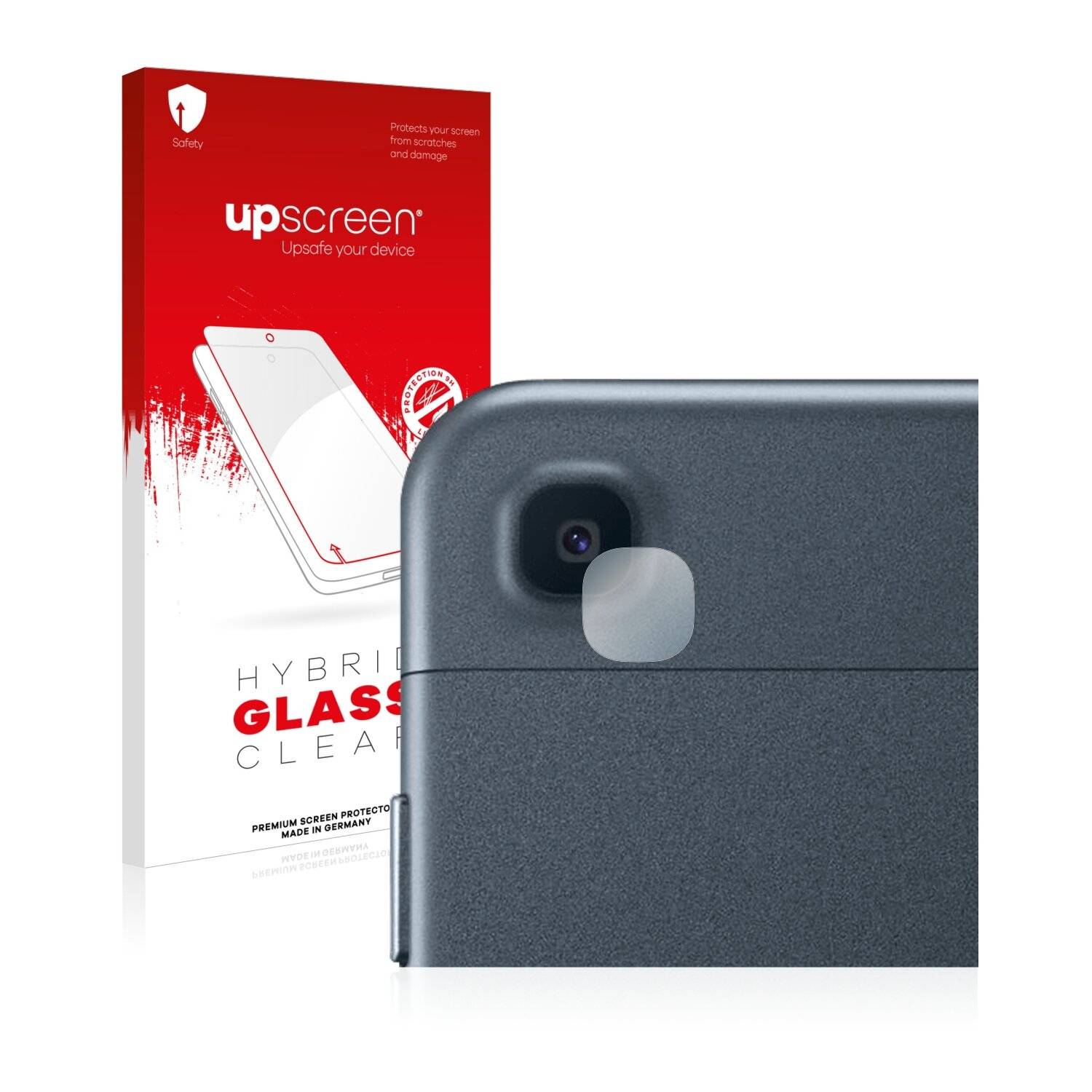 upscreen Hybrid Glass Clear Premium Schutzglas Folie für Samsung Galaxy Tab A 10.1 LTE 2019