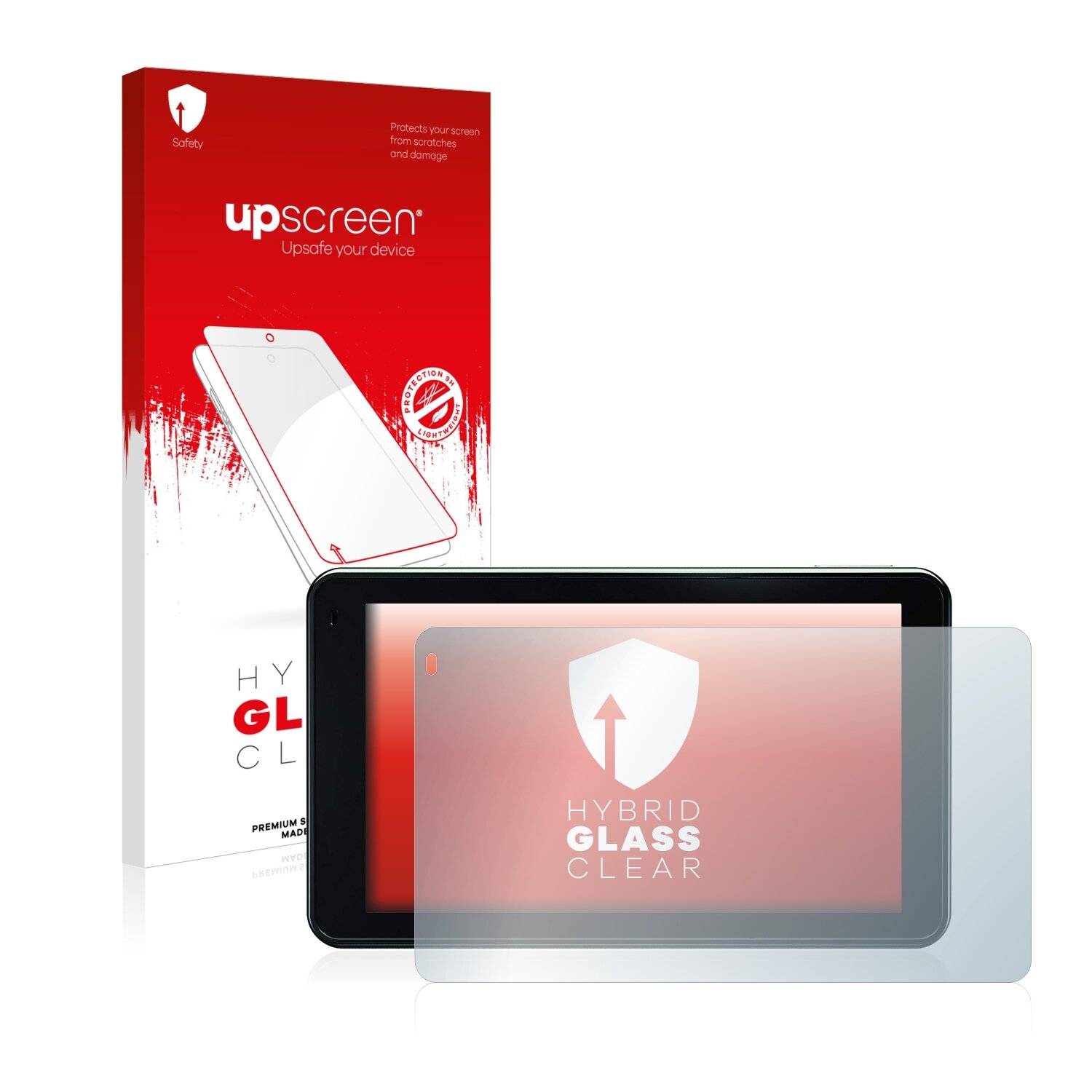 upscreen Hybrid Glass Clear Premium Schutzglas Folie für Garmin nüvi