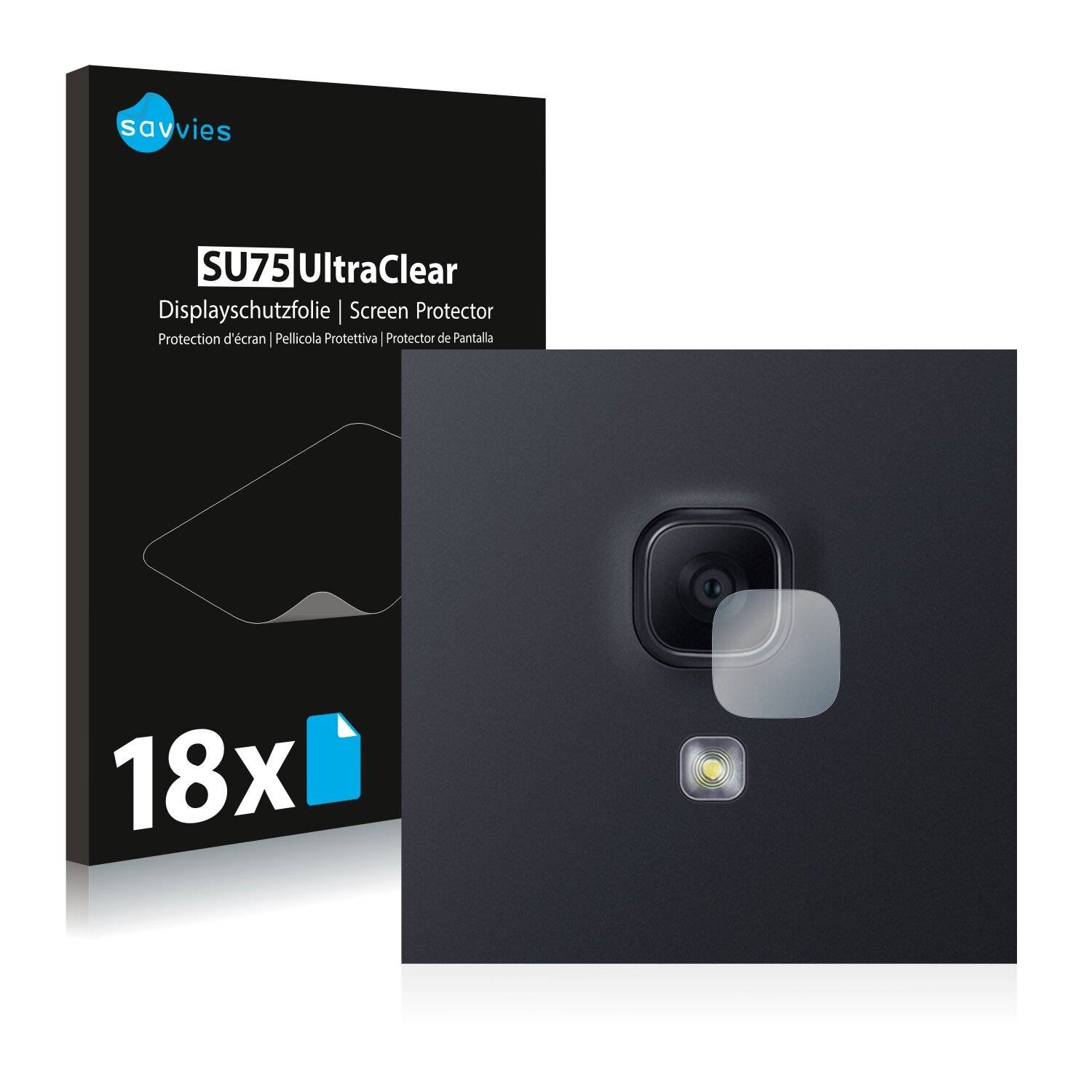 18x Savvies SU75 Displayschutzfolie für Samsung Galaxy Tab A 10.5 2018 (NUR