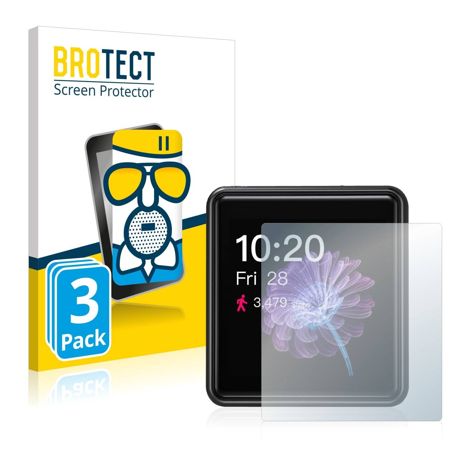 3x BROTECT AirGlass Matte Schutzglas Folie für FiiO