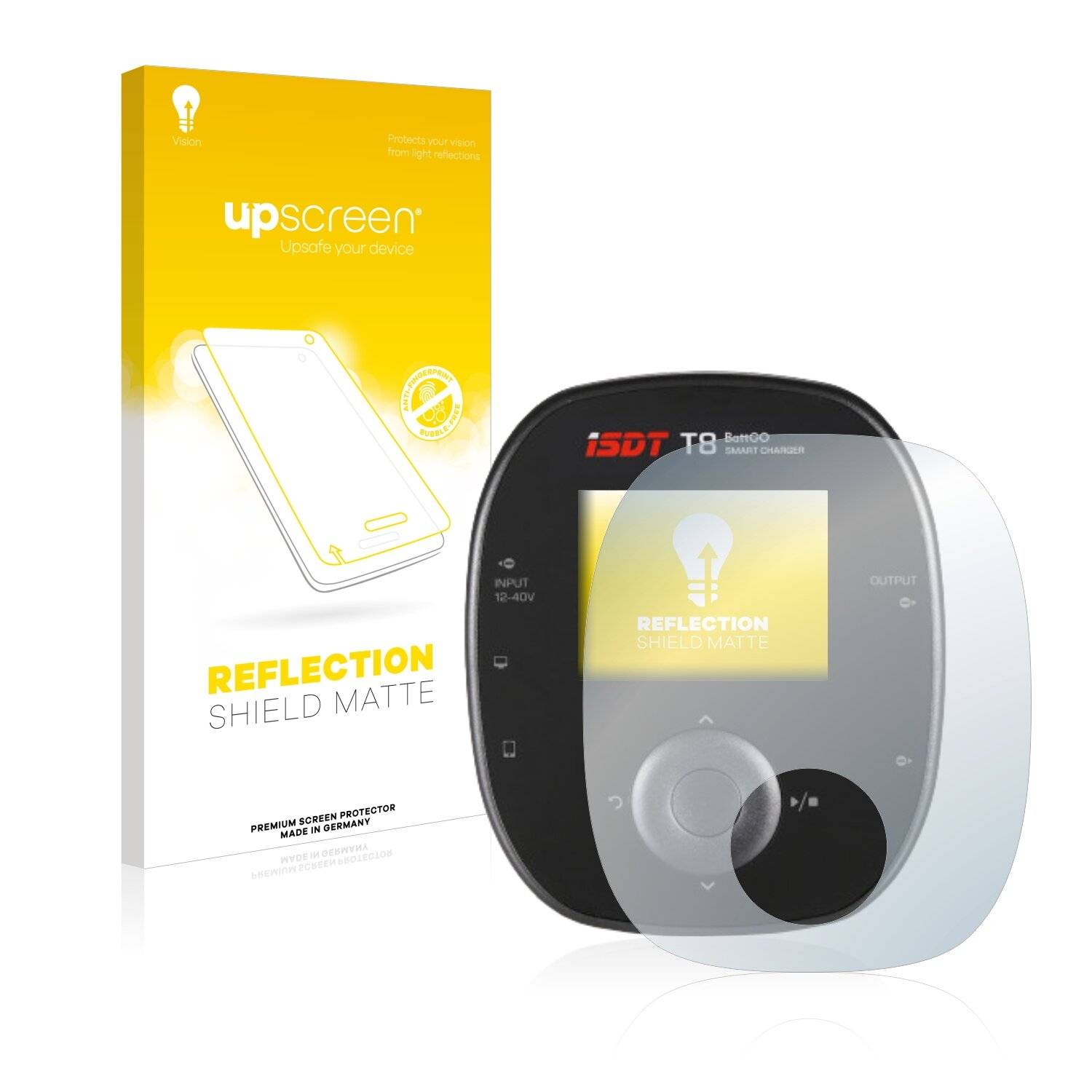 upscreen Reflection Shield Matte Premium Displayschutzfolie für ISDT