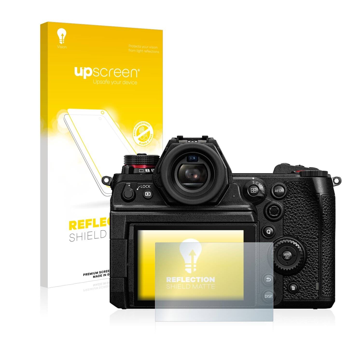upscreen Reflection Shield Matte Premium Displayschutzfolie für Panasonic Lumix