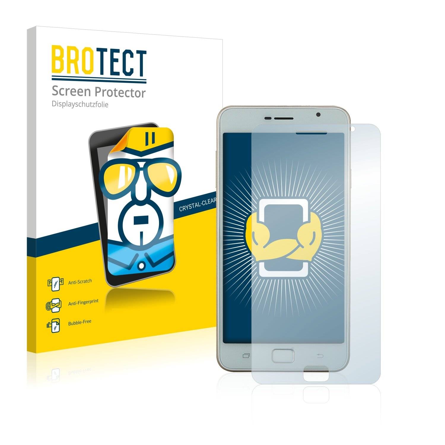 2x BROTECT HD-Clear Displayschutzfolie für Blackview Alife P1