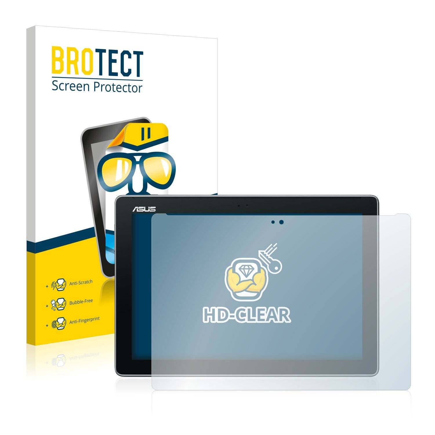 2x BROTECT HD-Clear Displayschutzfolie für Asus ZenPad 10
