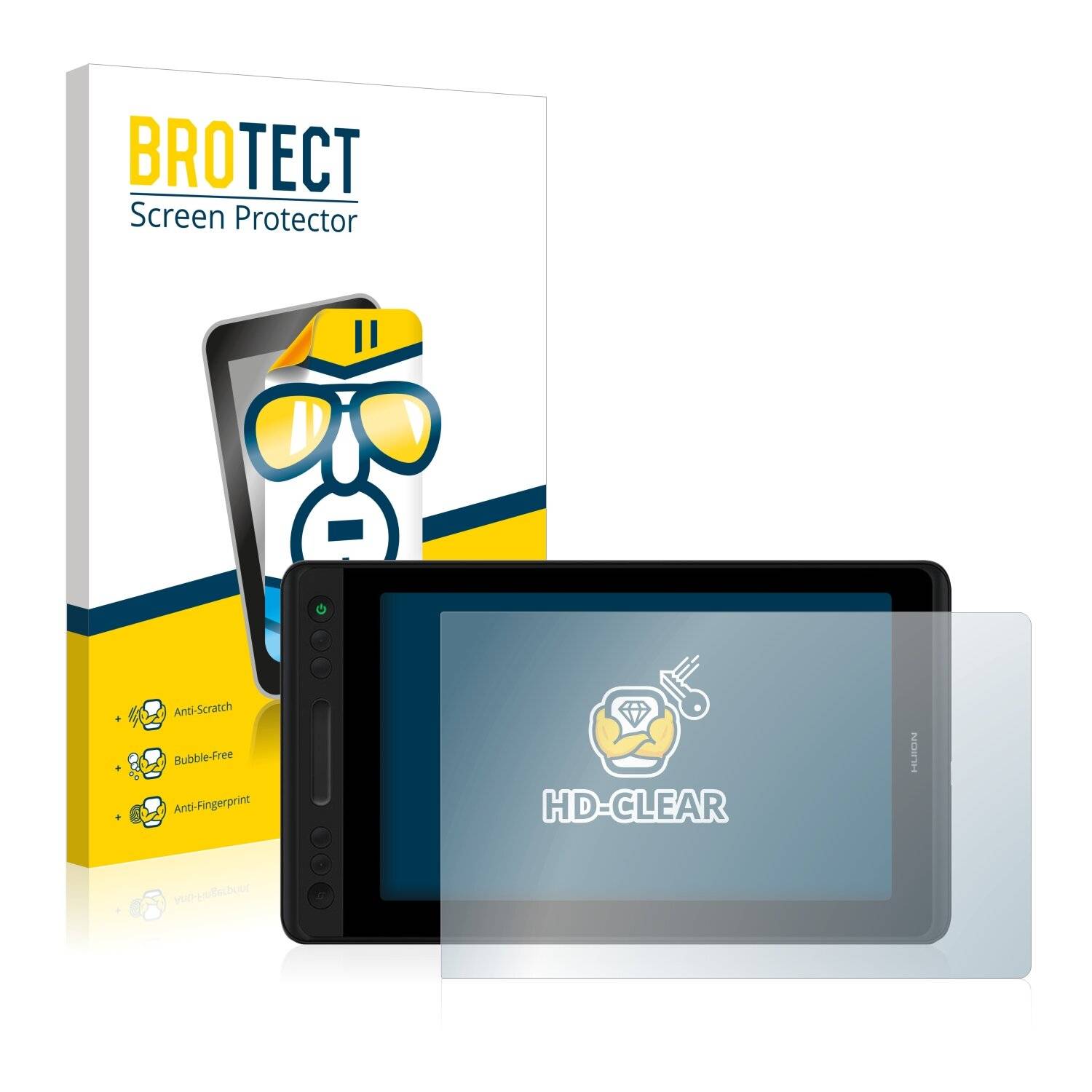 BROTECT HD-Clear Displayschutzfolie für Huion Kamvas Pro