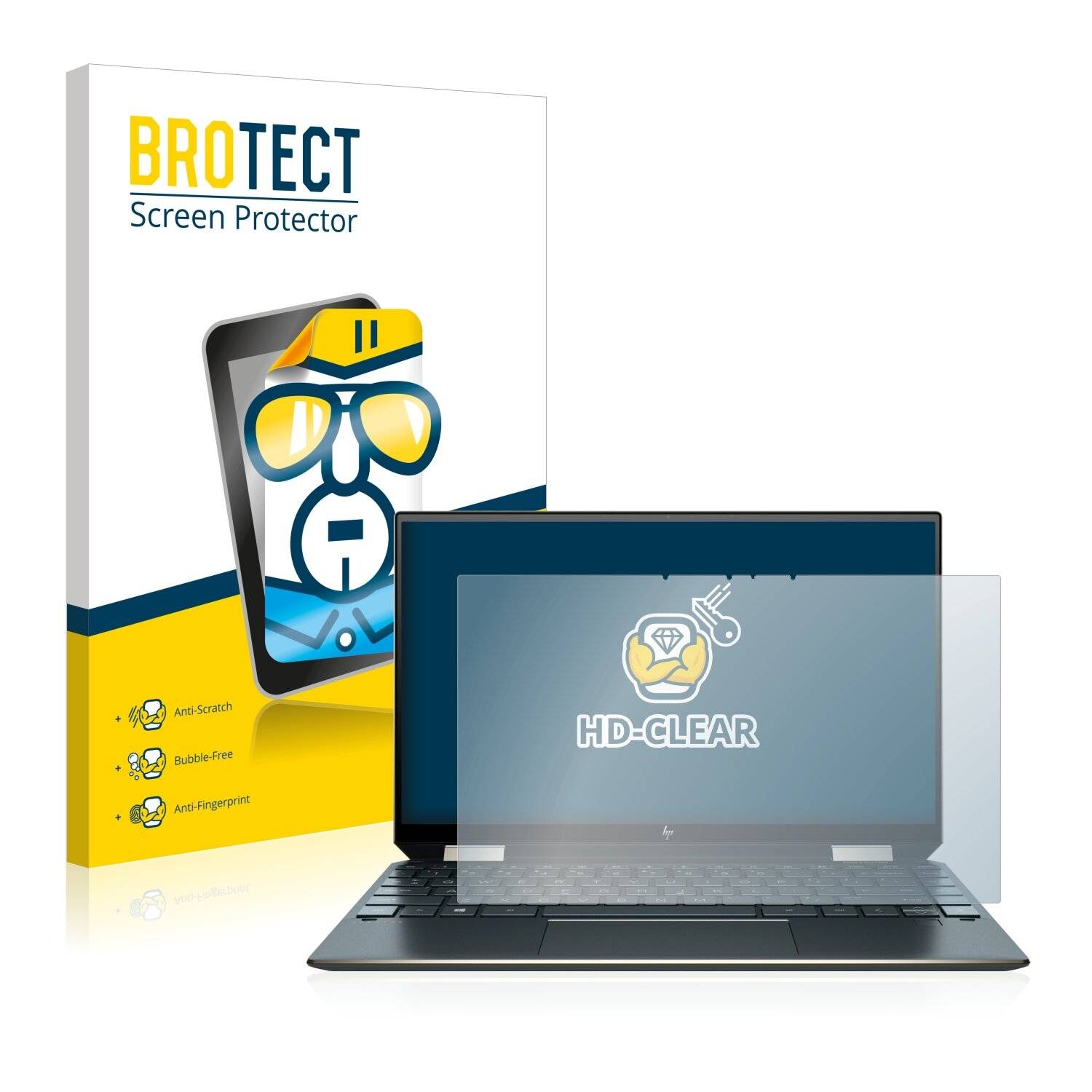 BROTECT HD-Clear Displayschutzfolie für HP Spectre x360