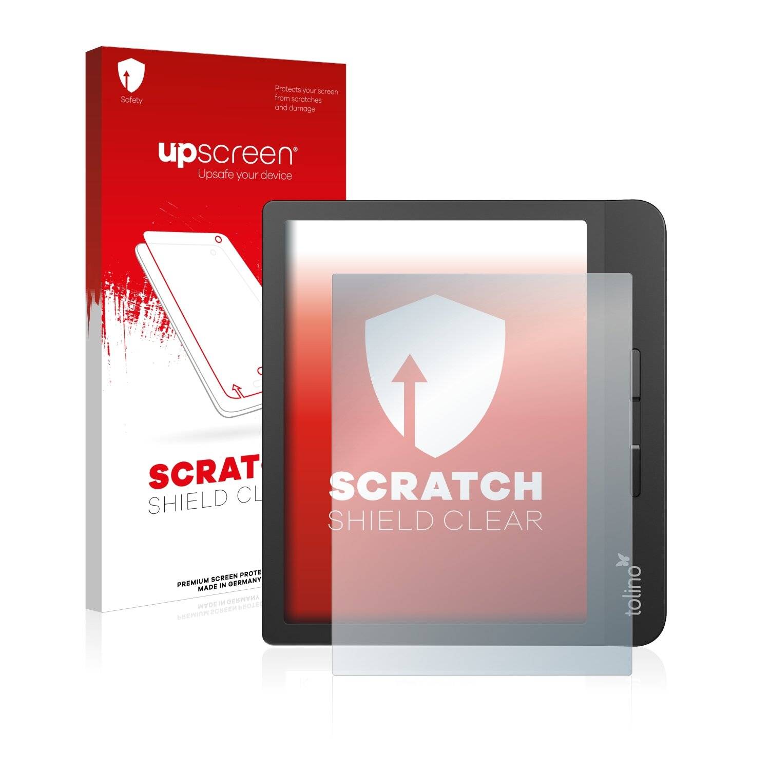 upscreen Scratch Shield Clear Premium Displayschutzfolie für Tolino Vision