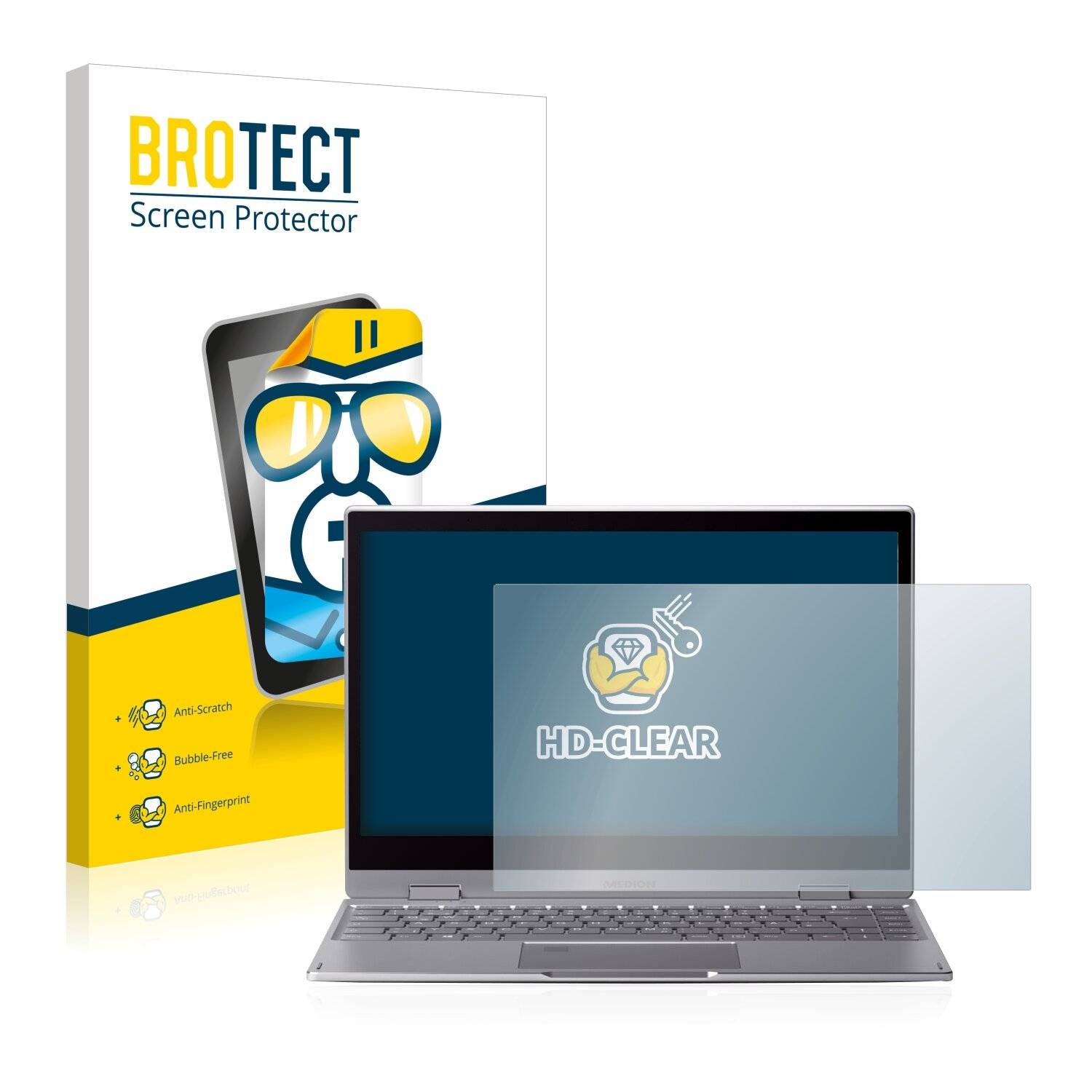 BROTECT HD-Clear Displayschutzfolie für Medion Akoya