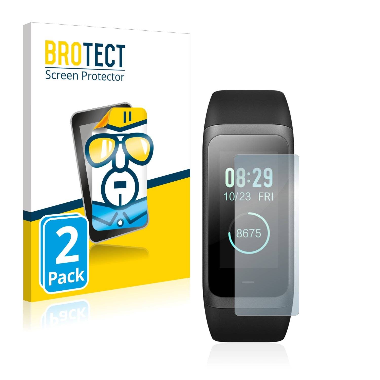 2x BROTECT HD-Clear Displayschutzfolie für Huami Amazfit COR