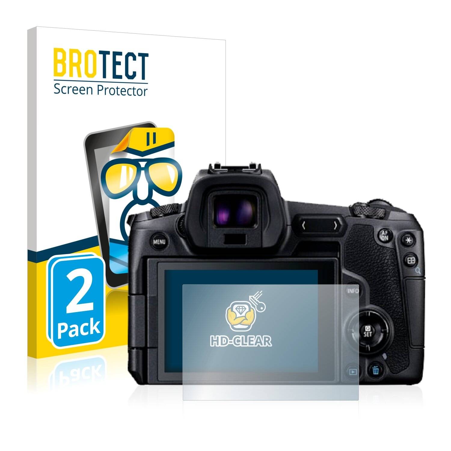 2x BROTECT HD-Clear Displayschutzfolie für Canon EOS