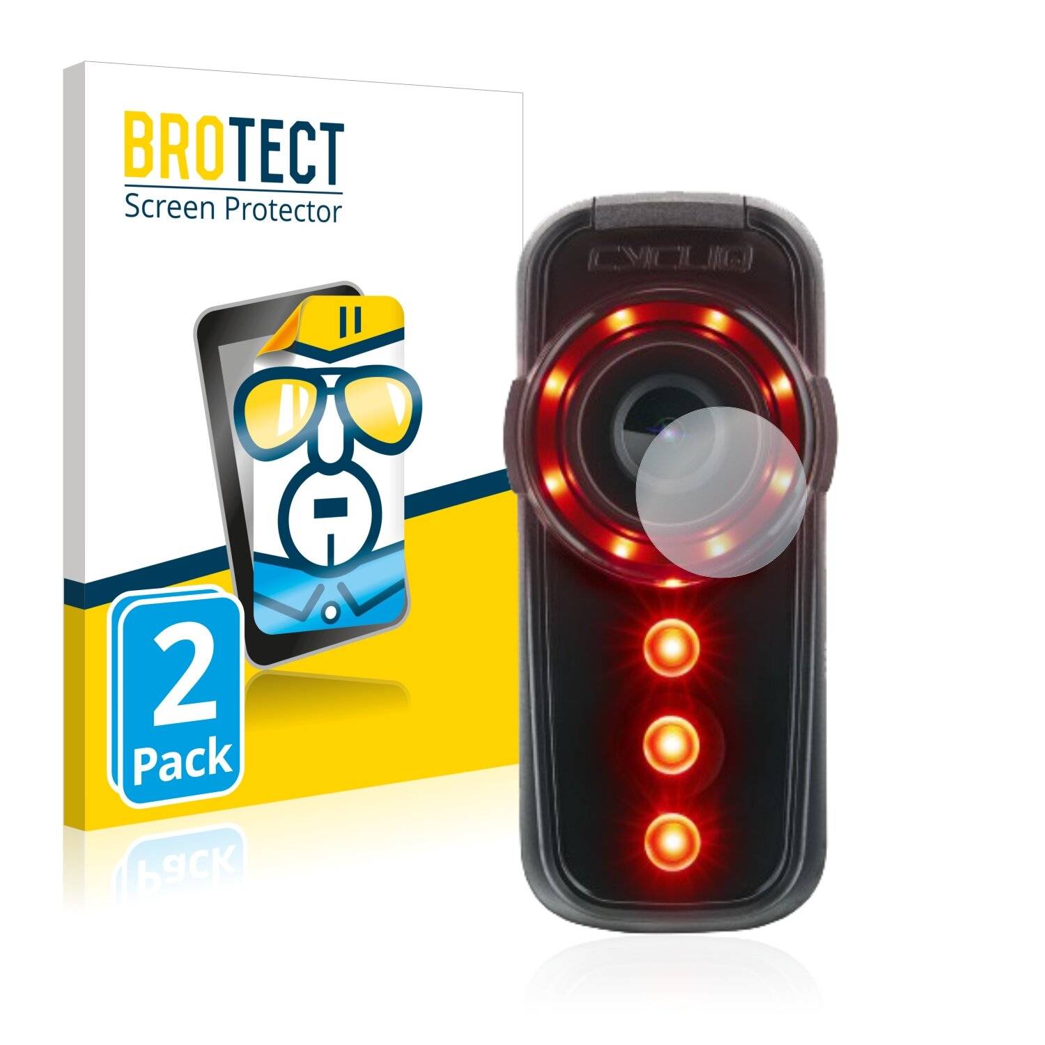 2x BROTECT HD-Clear Displayschutzfolie für Cycliq Fly6