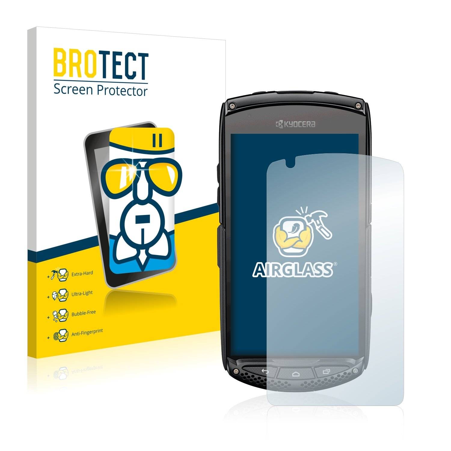 BROTECT AirGlass Schutzglas Folie für Kyocera Torque