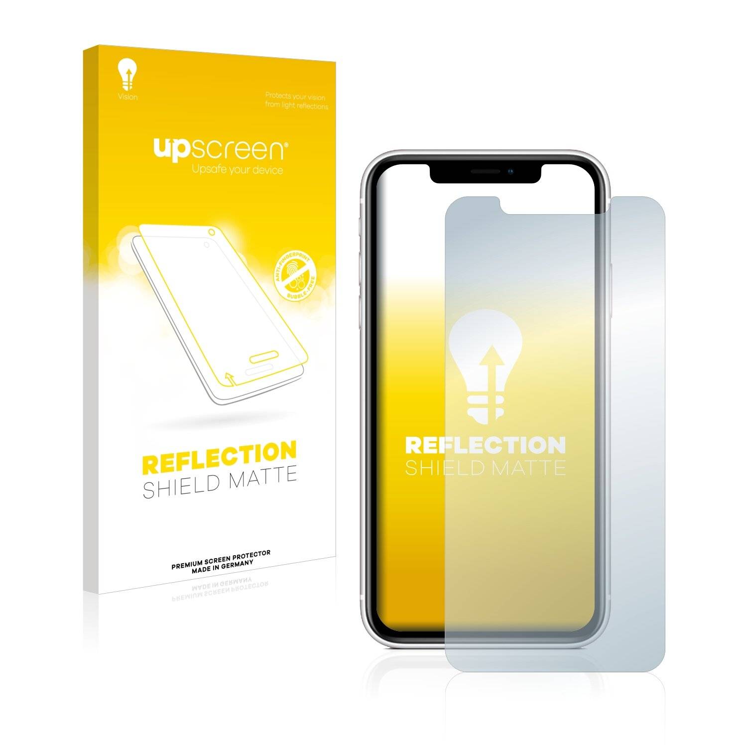 upscreen Reflection Shield Matte Premium Displayschutzfolie für Apple iPhone 11 Pro