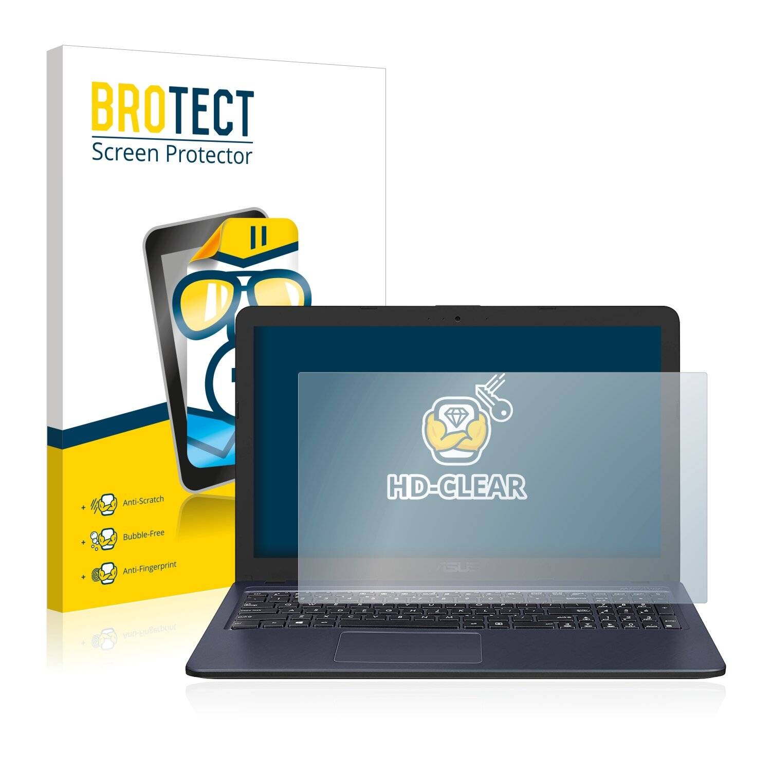 BROTECT HD-Clear Displayschutzfolie für Asus