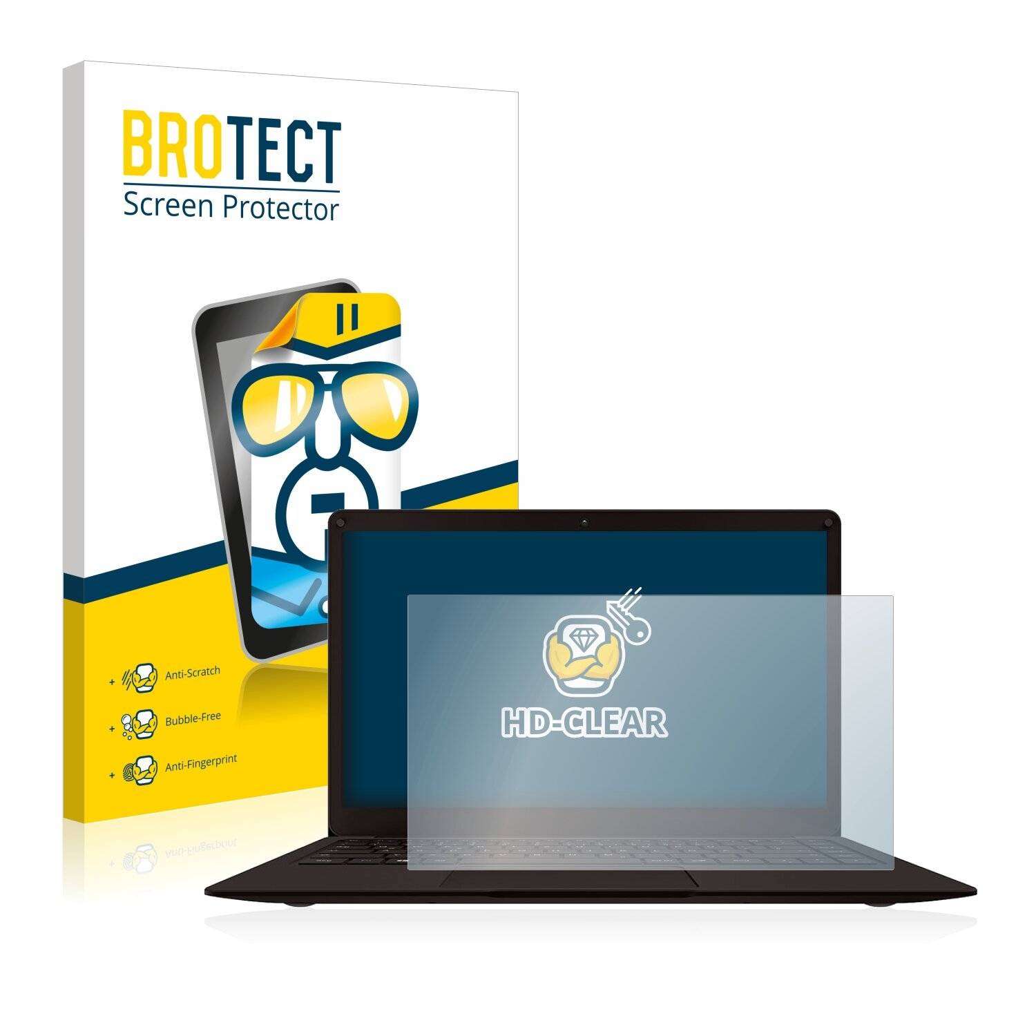 BROTECT HD-Clear Displayschutzfolie für Peaq Slim