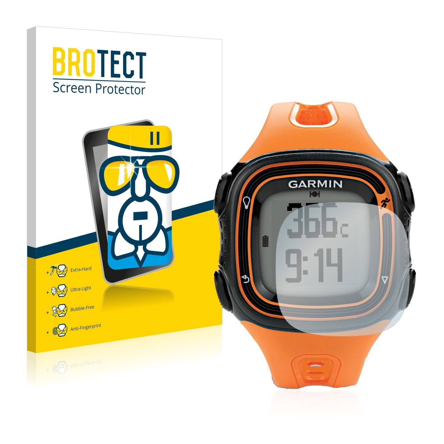 BROTECT AirGlass Schutzglas Folie für Garmin Forerunner 10