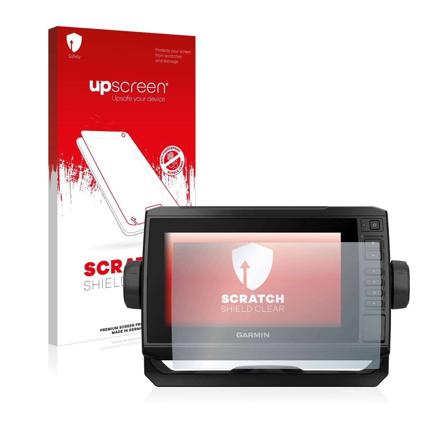 upscreen Scratch Shield Clear Premium Displayschutzfolie für Garmin echoMAP UHD