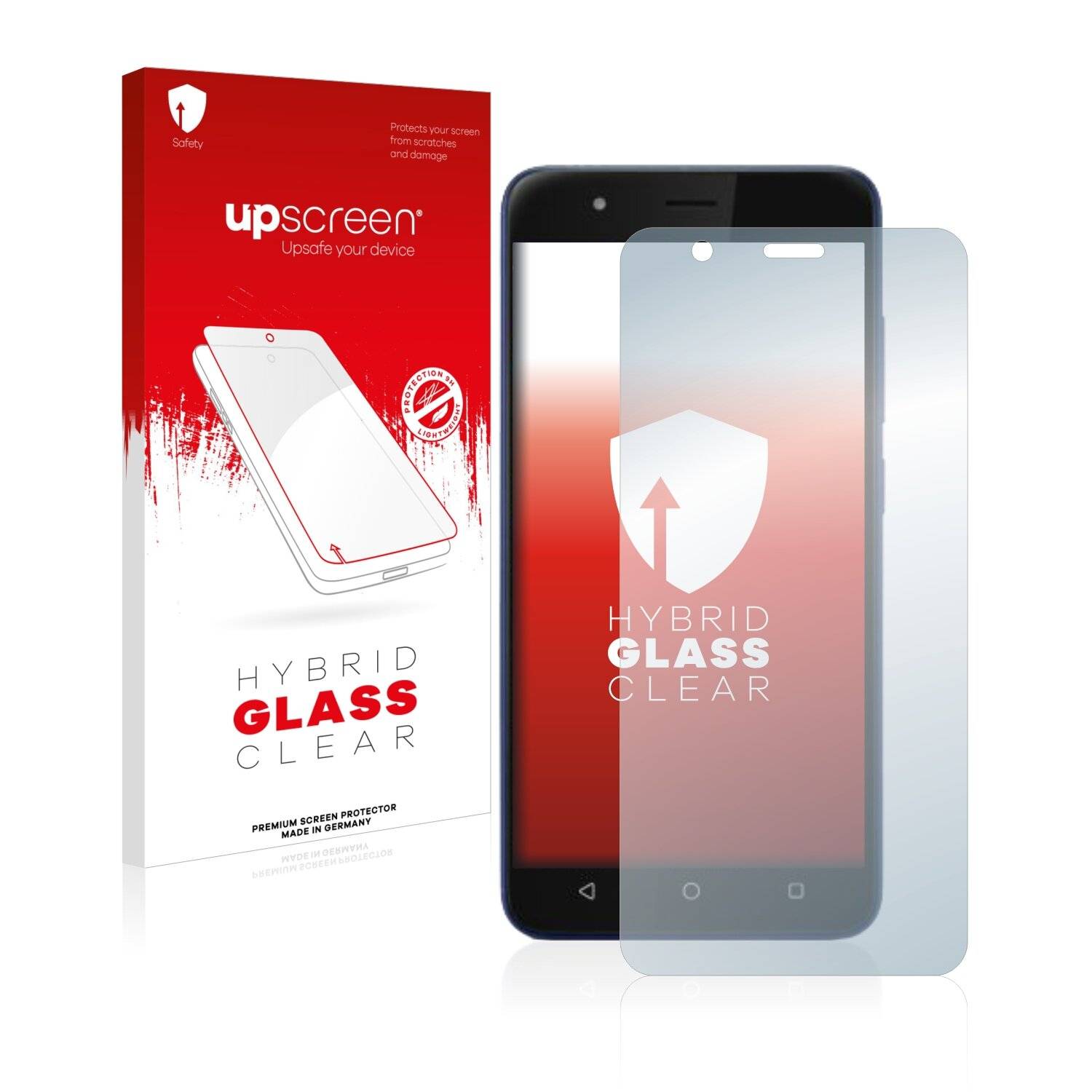 upscreen Hybrid Glass Clear Premium Schutzglas Folie für Gigaset