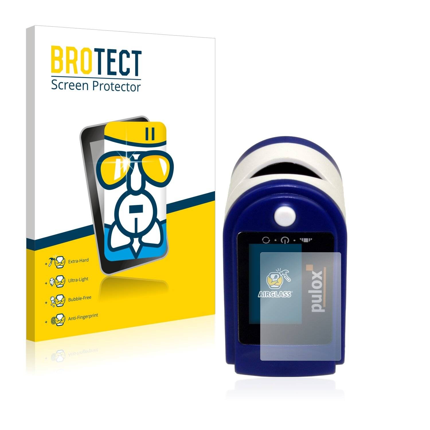 BROTECT AirGlass Schutzglas Folie für Pulox