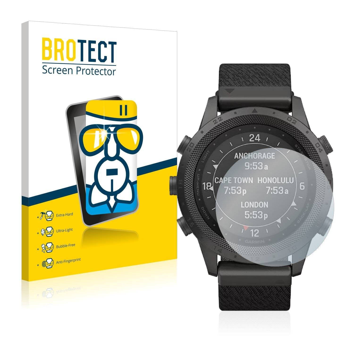 BROTECT AirGlass Schutzglas Folie für Garmin Marq