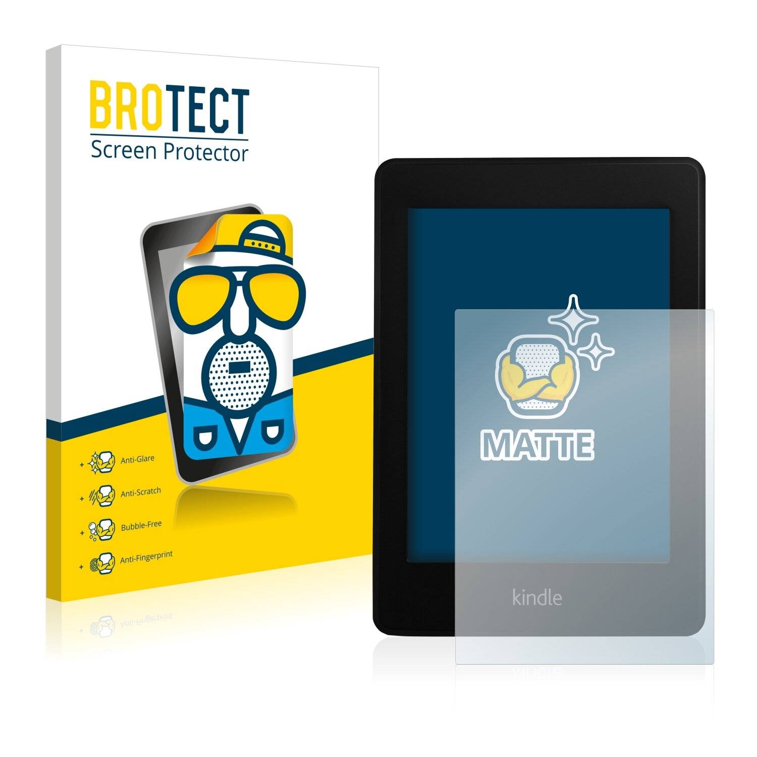 2x BROTECT Matte Displayschutzfolie für Amazon Kindle Paperwhite 2014 - Entspiegelt,