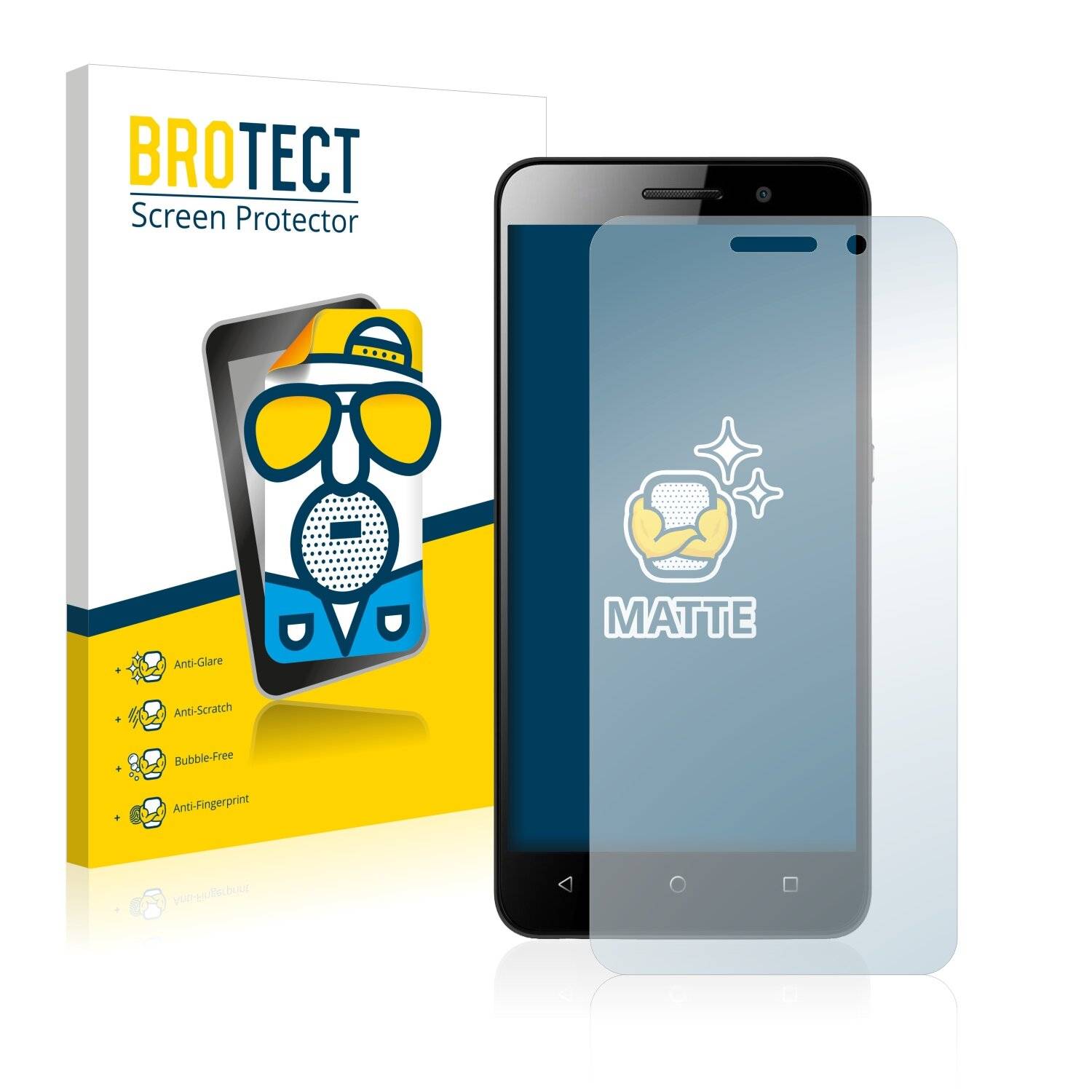 2x BROTECT Matte Displayschutzfolie für Honor 4C Play - Entspiegelt,