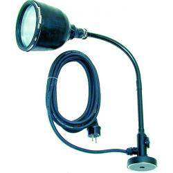 Maschinenleuchte - INDUFLEX-M 100 - IP44 - 100W-24V spritzwassergeprüft - mit Tischklammer